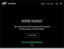 Tablet Screenshot of optitex.com